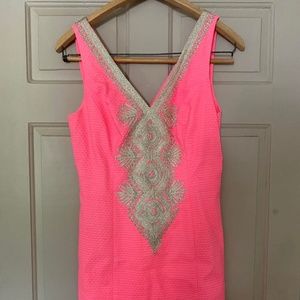 Lilly Pulitzer Valli Shift in Coral Size 0
